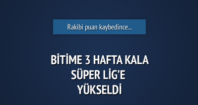 Kayserispor Süper Lig’e yükseldi