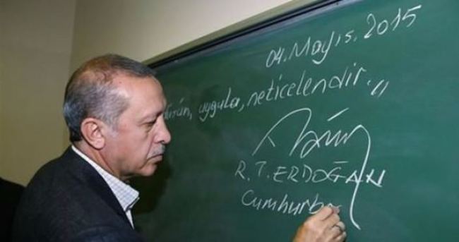Erdoğan, eşinin adını taşıyan yurdun açılışını yaptı