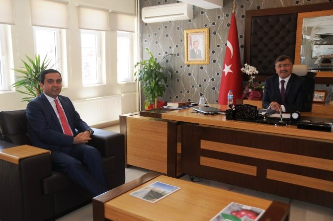 Başkan Bahçeci’den Başkan Akdoğan’a Ziyaret