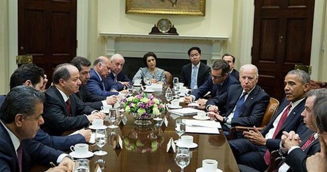 Barzani, Obama ve Biden ile görüştü
