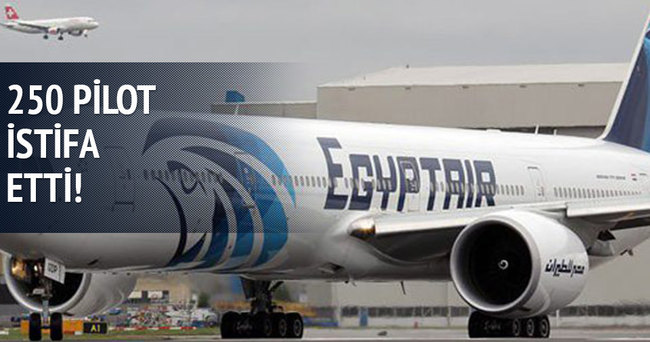 Mısır Hava Yolları’nda çalışan 250 pilot toplu istifa kararı aldı