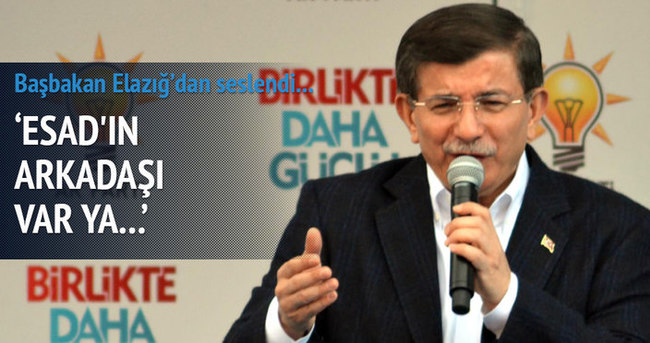 Başbakan Davutoğlu Elazığ’da konuştu
