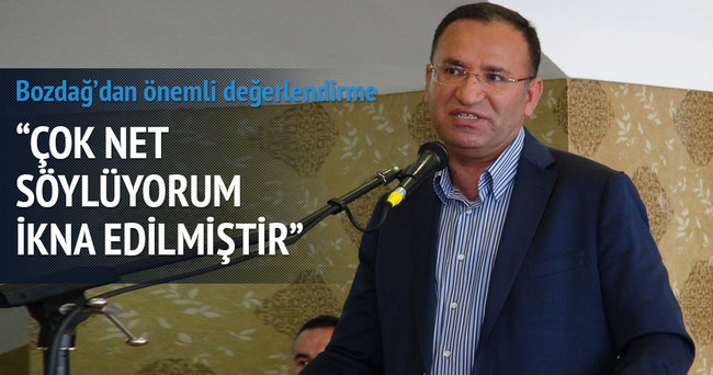 Bozdağ: İkna edilmiştir