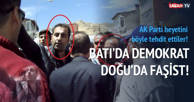 HDP’li adayın kardeşi AK Partili heyete böyle saldırdı