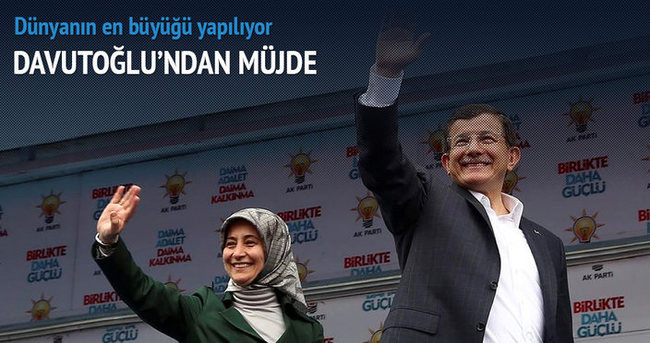 Başbakan Davutoğlu’ndan müjde