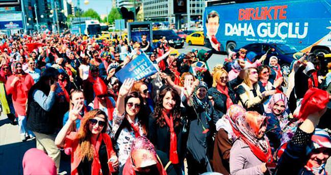 AK Partili kadınlardan ’Anneler Günü’ yürüyüşü