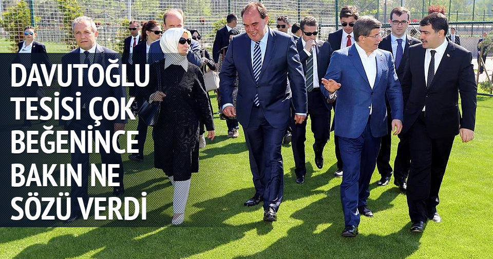 Başbakan Davutoğlu maç sözü verdi