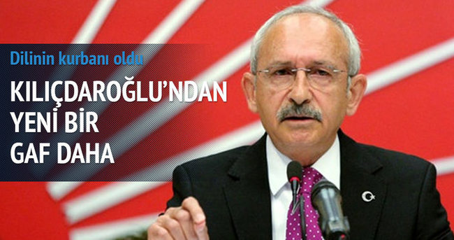 Kılıçdaroğlu’ndan ’namussuz siyaset’ gafı