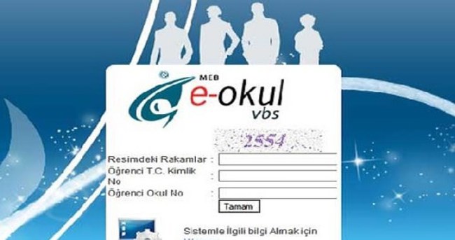 MEB E-Okul Veli Bilgilendirme ve eOkul Yönetim Bilgi Sistemi Öğrenci Bilgileri