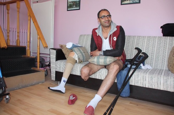 Filistinli İki Sporcuya Protez Bacak
