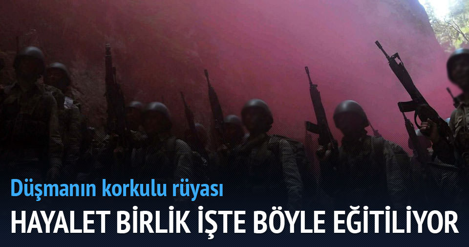 Hayalet komandolara zorlu eğitim