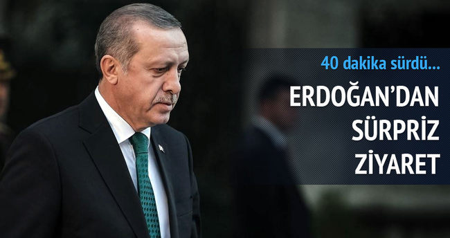 Cumhurbaşkanı Erdoğan’dan Genelkurmay Başkanı Özel’e ziyaret
