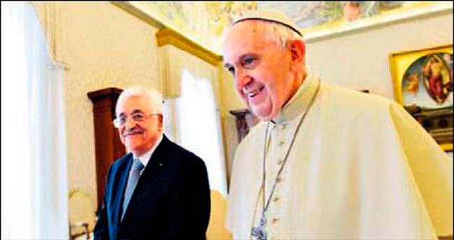 Papa’dan Abbas’a övgü: Sen barış meleğisin