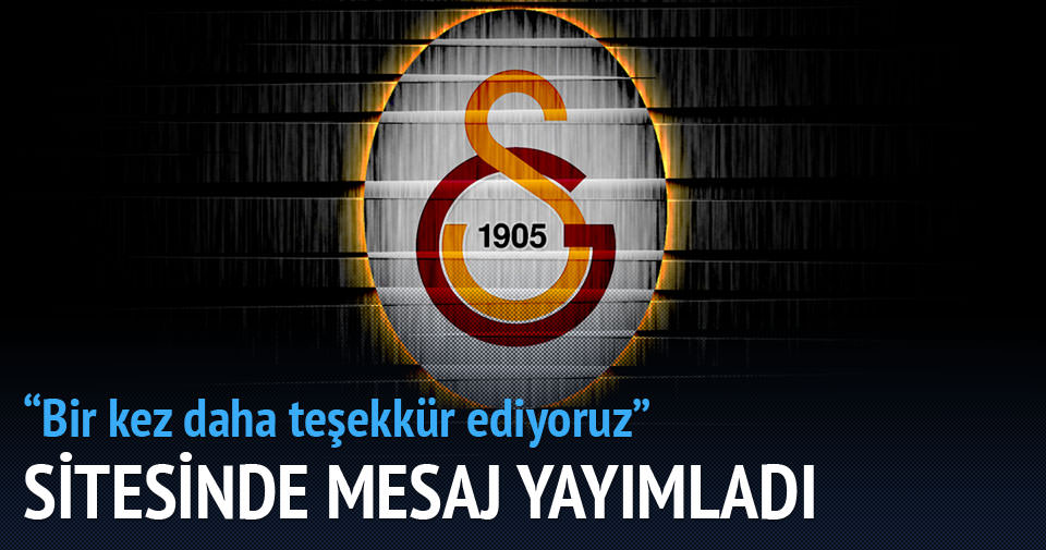 Galatasaray’dan 15. yıl dönümü mesajı