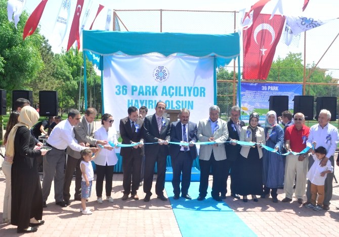 Selçuklu Belediyesi 36 Parkın Açılışını Gerçekleştirdi