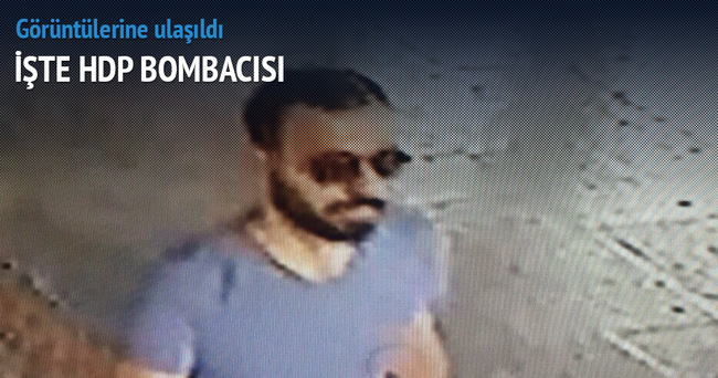 İşte HDP’ye saldırısını yapan teröristin ilk görüntüsü