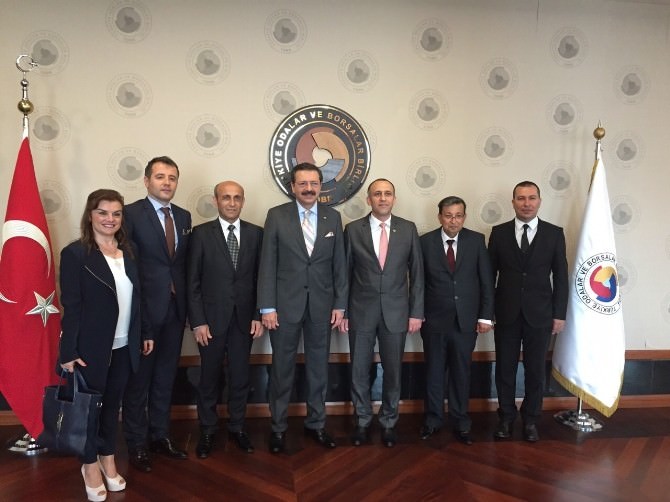 Ztso Yönetim Kurulu TOBB Başkanı Hisarcıklıoğlu’nu Ziyaret Etti