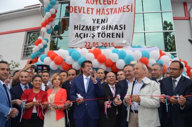 Bakan Zeybekci, Köyceğiz Devlet Hastanesi’ni Açtı