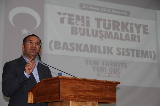 Eski Adalet Bakanı Bozdağ Nevşehir’de Başkanlık İstemini Anlattı
