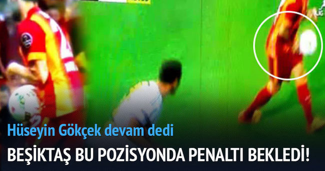 Beşiktaş penaltı bekledi