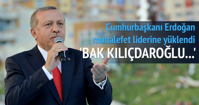 Cumhurbaskanı Erdoğan: Bak Kılıçdaroğlu...