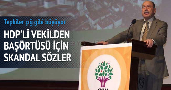 HDP’li Levent Tüzel: Başörtüsü ritüeldir!