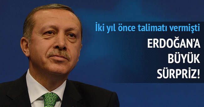 Cumhurbaşkanı Erdoğan’a ’Güleser’ sürprizi