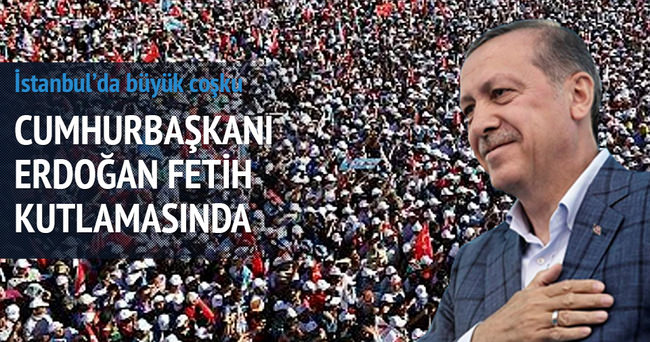 Erdoğan’a sevgi seli