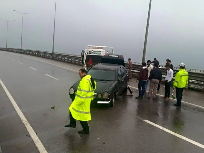 Giresun’da Trafik Kazası: 2 Yaralı