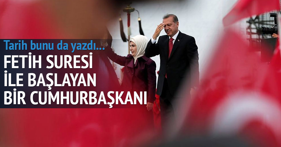 Cumhurbaşkanı Erdoğan Fetih Suresi'ni okudu