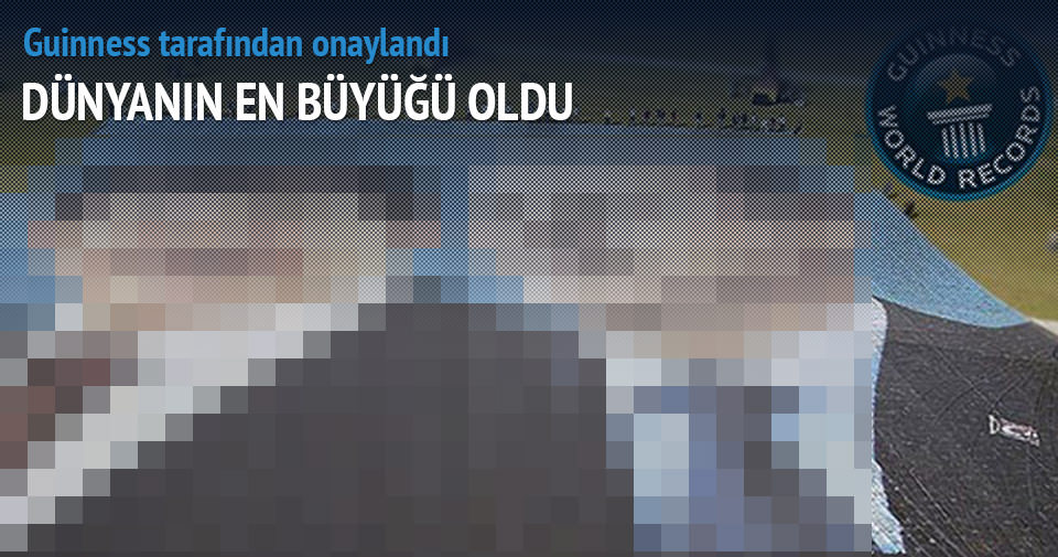 Dünyanın en büyük posteri Türkiye'de