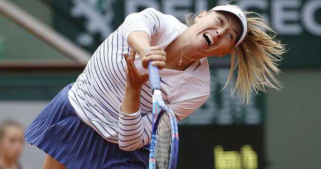 Roland Garros’ta Sharapova şoku!