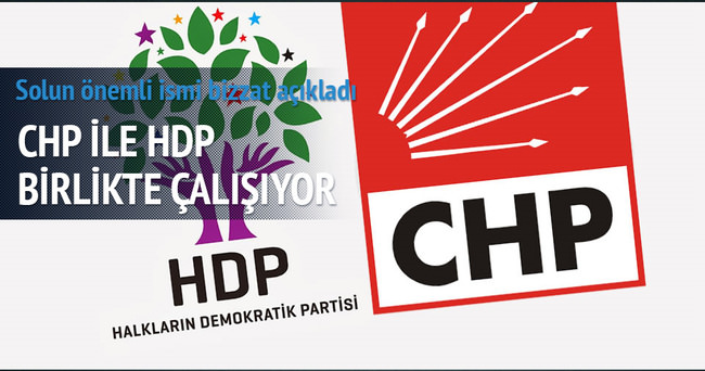 ’CHP ile HDP ortak çalışıyor’