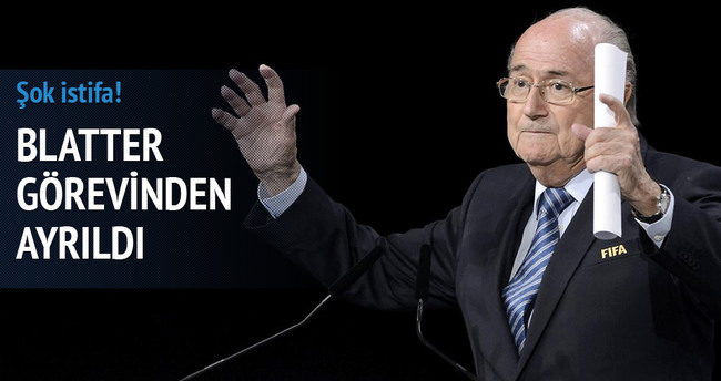 FIFA Başkanı Blatter istifa etti