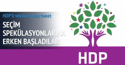 HDP’li vekilden olay tweet