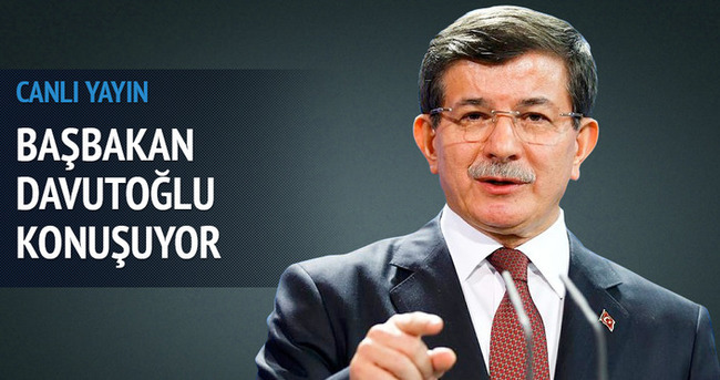 Başbakan Davutoğlu konuştu