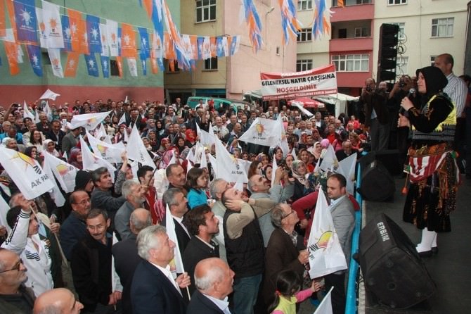 AK Parti Trabzon Milletvekili Adayı Köseoğlu, Şalpazarı, Araklı Ve Of’ta Konuştu