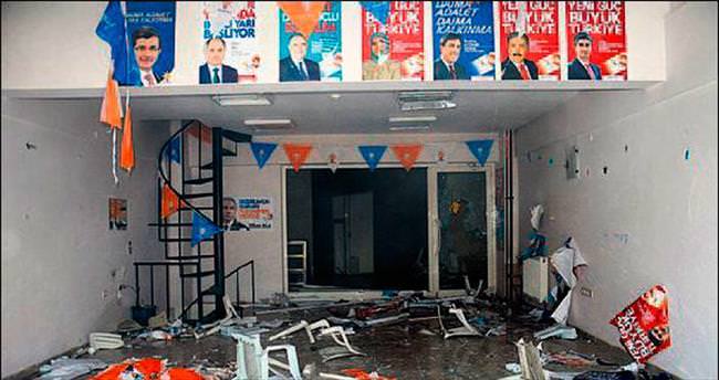 HDP’liler AK Parti bürosuna saldırdı