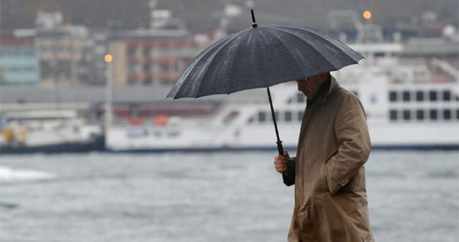 İstanbul’da gök gürültülü yağmur başladı