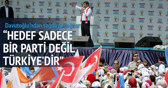 Başbakan: Hedef Türkiyedir