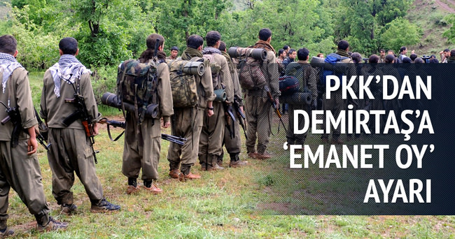 PKK’dan HDP’ye “emanet oy” tepkisi