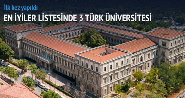 Asya’nın ilk 20’sine 3 Türk üniversitesi girdi