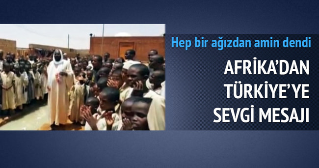 Sudan’da Türkiye ve Erdoğan için dua