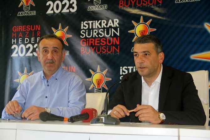 AK Parti Giresun İl Başkanı Hasan Ali Tütüncü: