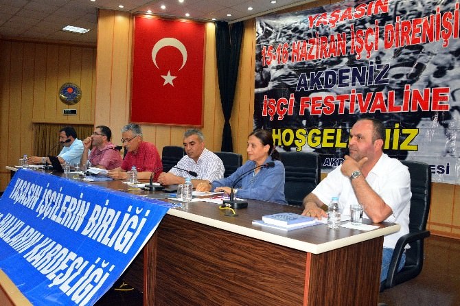 Akdeniz İşçi Festivali’nin 3.’sü Gerçekleştirildi