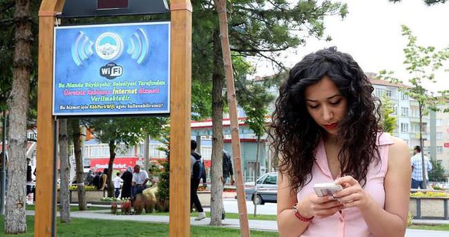 Kayseri’de ücretsiz internet başladı