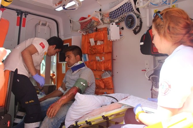 Çan’da Trafik Kazası 1 Yaralı