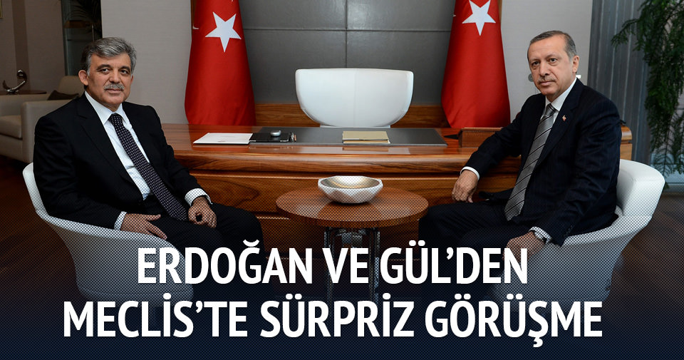 Erdoğan ile Gül görüştü