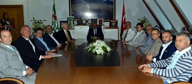 Bursaspor Divan Başkanlık Kurulundan Bölükbaşı’na Ziyaret