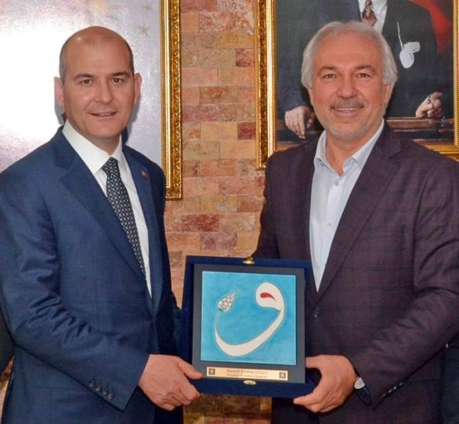 Süleyman Soylu, Başkan Kamil Saraçoğlu’nu Ziyaret Etti